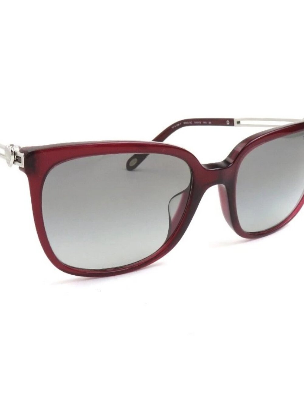 TIFFANY&Co. Sunglasses Red Plastic/Silvertone -